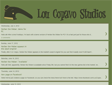 Tablet Screenshot of loucopavostudios.blogspot.com