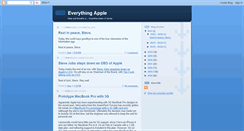 Desktop Screenshot of everythingapple.blogspot.com
