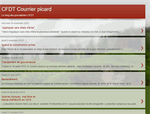 Tablet Screenshot of cfdt-courrierpicard.blogspot.com