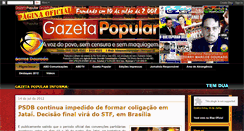 Desktop Screenshot of gazetapopular.blogspot.com