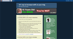 Desktop Screenshot of increasetraffictoyourblog.blogspot.com