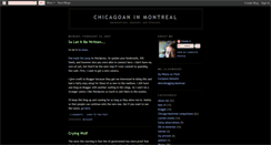 Desktop Screenshot of chicagomontreal.blogspot.com