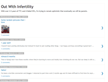 Tablet Screenshot of outwithinfertility.blogspot.com
