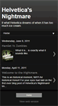 Mobile Screenshot of helveticasnightmare.blogspot.com