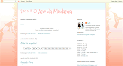 Desktop Screenshot of 2010oanodamudanca.blogspot.com