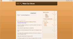 Desktop Screenshot of newcarshow.blogspot.com