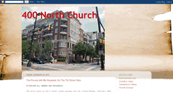 Desktop Screenshot of 400northchurch.blogspot.com