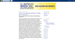 Desktop Screenshot of ihdseminars.blogspot.com