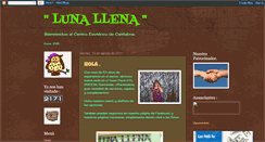 Desktop Screenshot of centrolunallena.blogspot.com