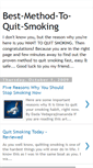 Mobile Screenshot of best-method-to-quit-smoking.blogspot.com
