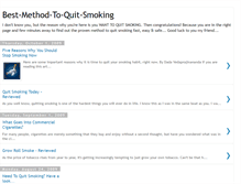 Tablet Screenshot of best-method-to-quit-smoking.blogspot.com