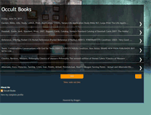 Tablet Screenshot of occult-books-blog.blogspot.com