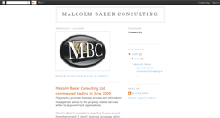 Desktop Screenshot of malcolmbakerconsulting.blogspot.com