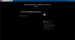 Desktop Screenshot of electronitech.blogspot.com