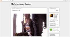 Desktop Screenshot of my-blueberry-dream.blogspot.com