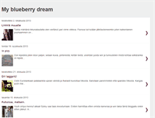 Tablet Screenshot of my-blueberry-dream.blogspot.com