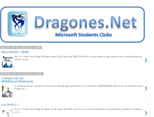 Tablet Screenshot of dragonesnet.blogspot.com