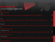 Tablet Screenshot of geekygothgirl.blogspot.com