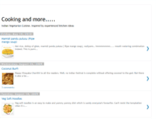 Tablet Screenshot of cookingnmore.blogspot.com