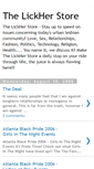 Mobile Screenshot of lickherstore.blogspot.com