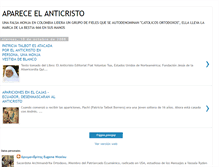 Tablet Screenshot of apareceelanticristo.blogspot.com