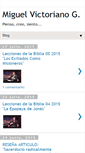 Mobile Screenshot of miguelvictoriano.blogspot.com