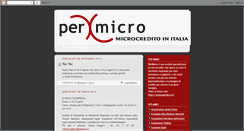 Desktop Screenshot of microcredito-impresa.blogspot.com