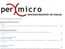 Tablet Screenshot of microcredito-impresa.blogspot.com