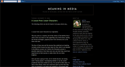 Desktop Screenshot of meaning-in-media.blogspot.com