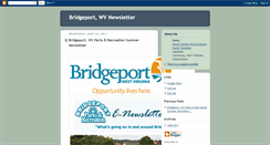 Desktop Screenshot of bridgeportwvnewsletter.blogspot.com