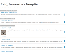 Tablet Screenshot of poetrypersuasionprerogative.blogspot.com