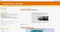 Desktop Screenshot of educarparaaenergia.blogspot.com