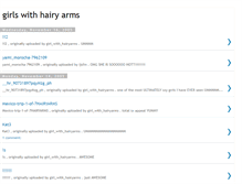 Tablet Screenshot of femalehairyarms.blogspot.com