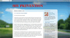 Desktop Screenshot of hivprevetion.blogspot.com