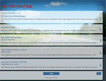 Tablet Screenshot of hivprevetion.blogspot.com