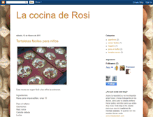 Tablet Screenshot of lacocinaderosi.blogspot.com