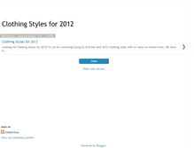 Tablet Screenshot of clothing-styles-for-2012.blogspot.com