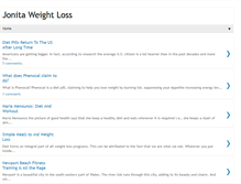 Tablet Screenshot of jonitaweightloss.blogspot.com