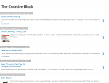 Tablet Screenshot of creativblock.blogspot.com