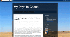 Desktop Screenshot of daysinghana.blogspot.com