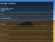 Tablet Screenshot of daysinghana.blogspot.com