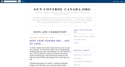 Desktop Screenshot of guncontrol-canada.blogspot.com