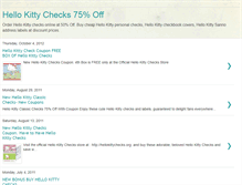 Tablet Screenshot of hellokittychecks.blogspot.com