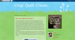 Desktop Screenshot of cropquillcreate.blogspot.com