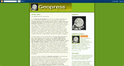 Desktop Screenshot of geopress-hablemosdegeografia.blogspot.com