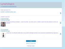 Tablet Screenshot of lymphologics.blogspot.com