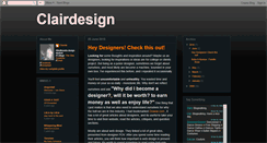 Desktop Screenshot of clairde-artheart.blogspot.com
