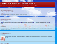 Tablet Screenshot of deixaiviramimascriancinhas.blogspot.com