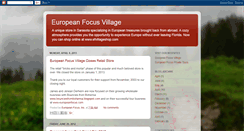 Desktop Screenshot of europeanfocusvillage.blogspot.com