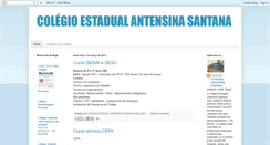 Desktop Screenshot of colegioantensina.blogspot.com